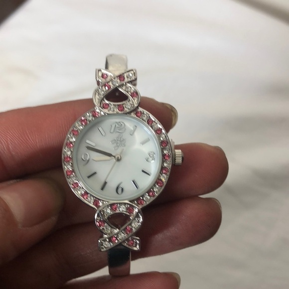 Source Unknown Accessories - Breast cancer bracelet watch​